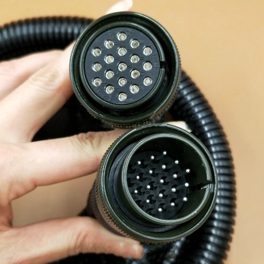 Cable codificador para servomotor, línea de retroalimentación de 4 ejes, serie M64 MS, OSA104S/253S, 22-14S