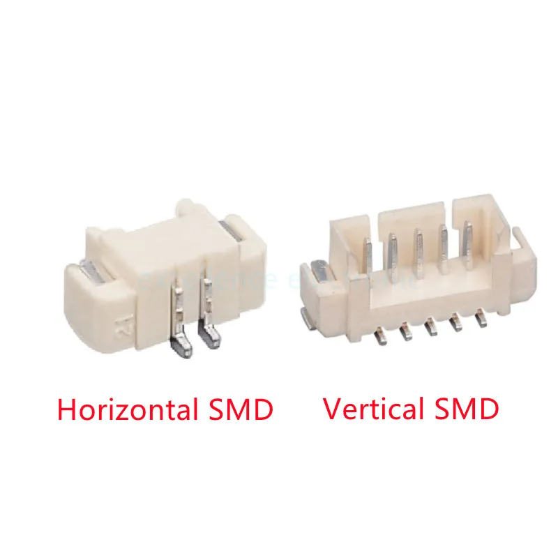 Conector Micro JST 1.25mm SMD 2-10 pines – 10 uds con carcasa - imagen 2