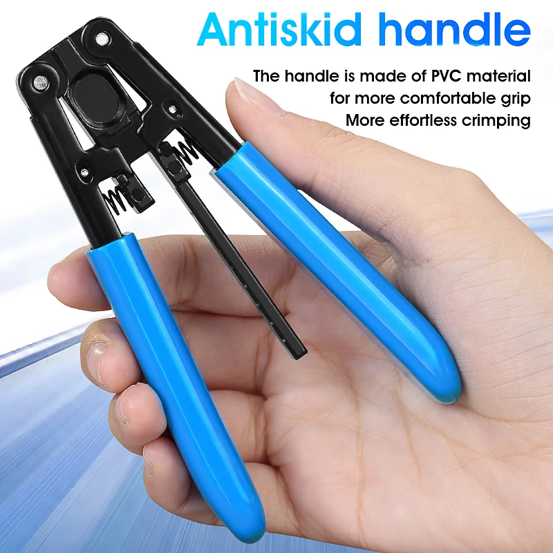 COMPTYCO azul VCFS-J1 pelador de fibra de cuero herramienta peladora FTTH alicate pelador de cables de fibra óptica pelador de cables de fibra óptica - imagen 5