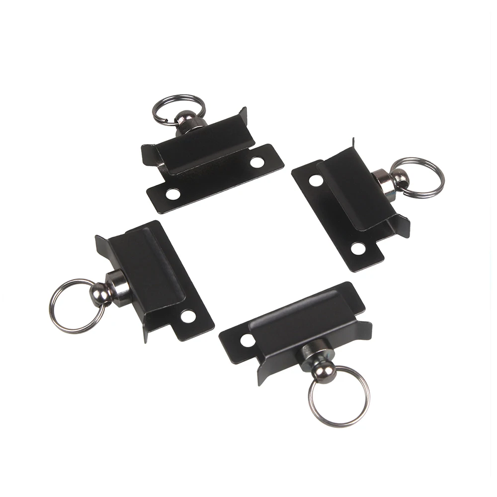 XCR3D-piezas de impresora 3D, 4 piezas, cama caliente, plataforma de vidrio, retenedor, abrazadera, Clip, soporte de placa de acero inoxidable con anillo de tracción Ender 3 - imagen 4