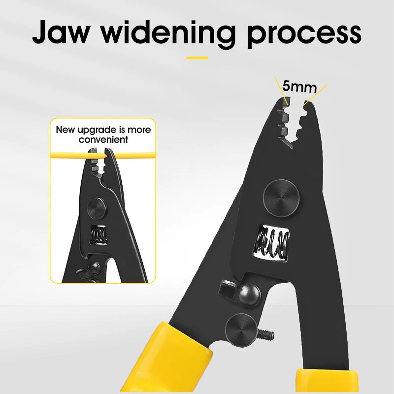 Pelacables de fibra óptica, herramienta FTTH de pelado de cables de un solo puerto, doble o tres puertos, CFS-2/CFS-3/FO103-S (opcional) - imagen 4
