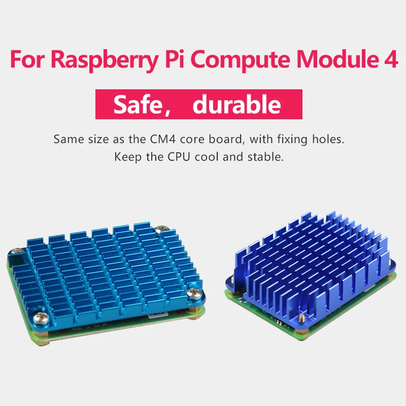 Módulo de cómputo Raspberry Pi 4 CM4 disipador de calor wifi 40*55mm ventilador, también aplicable a CM5 - imagen 3