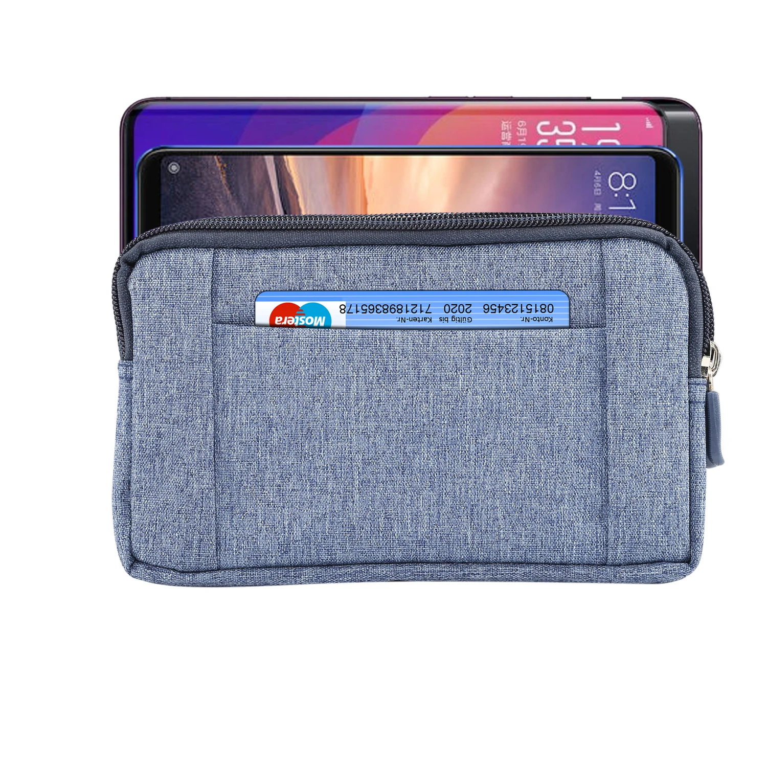 Riñonera Nylon Hombre Deportivo – Bolsa Cinturón Cremallera Antigolpes - imagen 4
