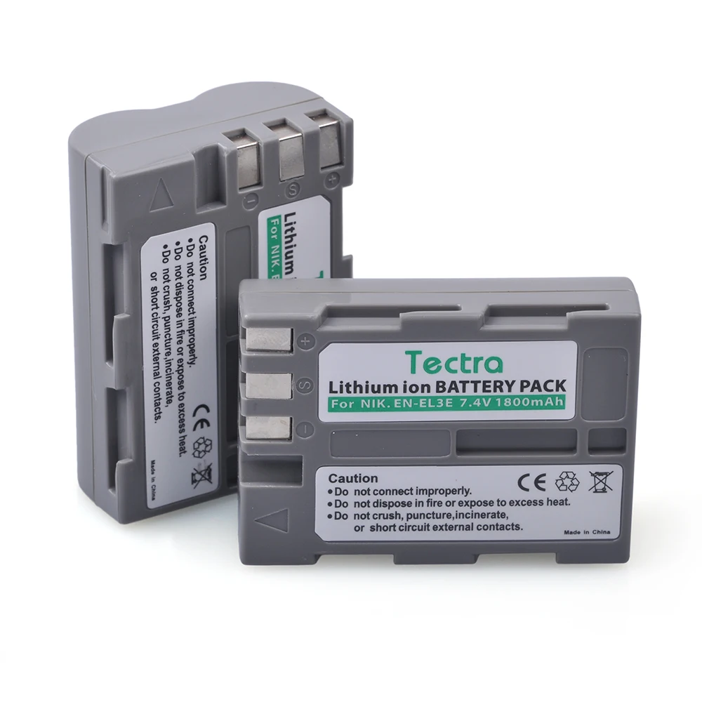 Baterías de cámara de EN-EL3e y Puerto USB LED tipo C, cargador para Nikon D30, D50, D70, D70S, D90, D80, D100, D200, D300, ENEL3e - imagen 5