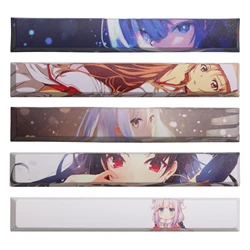 Barra espaciadora PBT teclado mecánico – Diseño anime Rem Tachibana