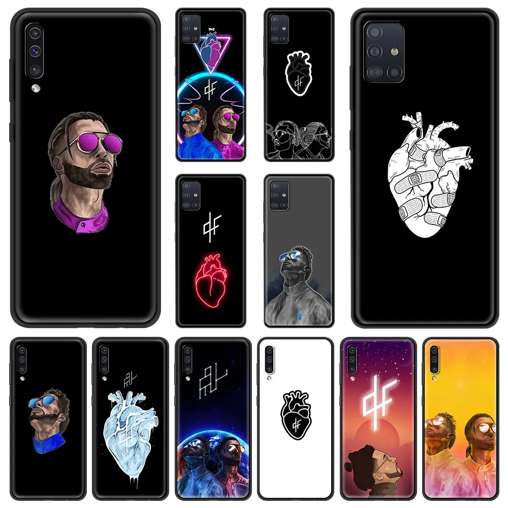 PNL QLF rapero funda de teléfono para Samsung Galaxy A50 A10 A30 A40 A70 A20S A20E A02S A12 A22 A32 A52 5G A04S funda de silicona suave TPU