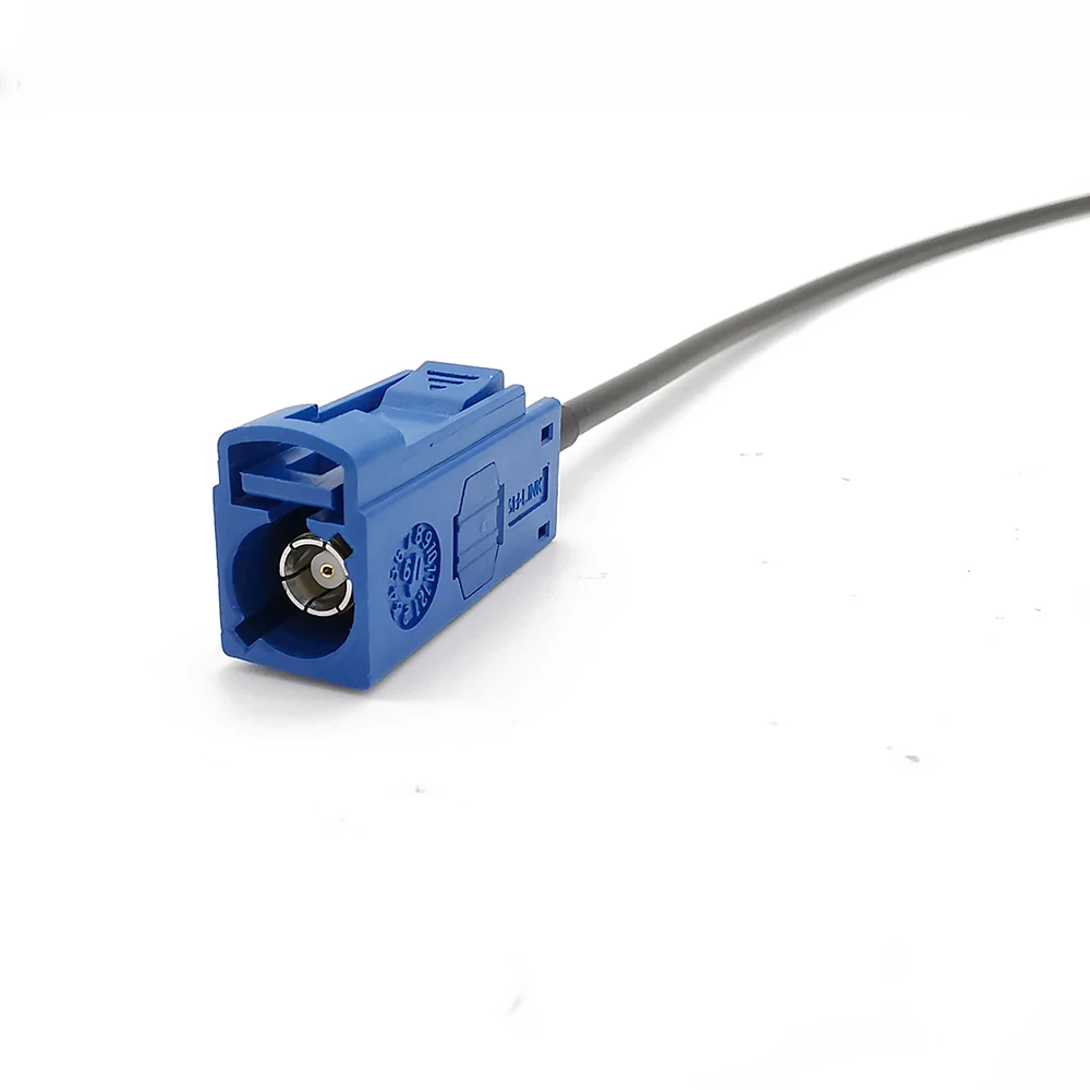 Blue Fakra C Male to Fakra C Female GPS Antenna RG174 Pigtail Extension Cable Fakra C Plug Jack for GPS Antennas 10-50CM - imagen 2
