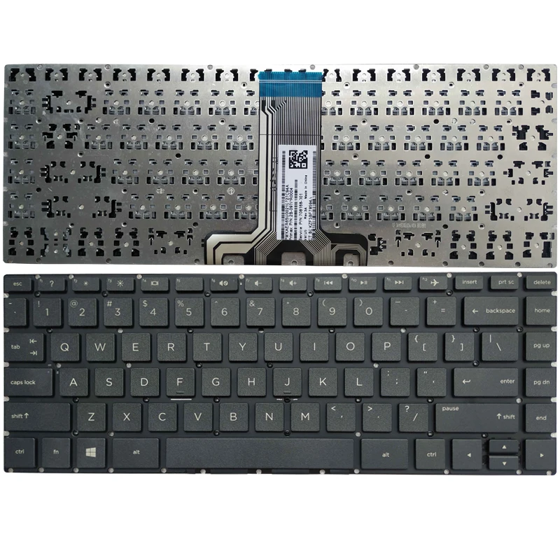 Nuevo teclado de EE. UU. Para HP Pavilion 14-BS 14M-BA 14-BW 14G-BR 14-BP 14T-BA 14M-BA 14-BA 240 G6 245 G6 246 G6 - imagen 2