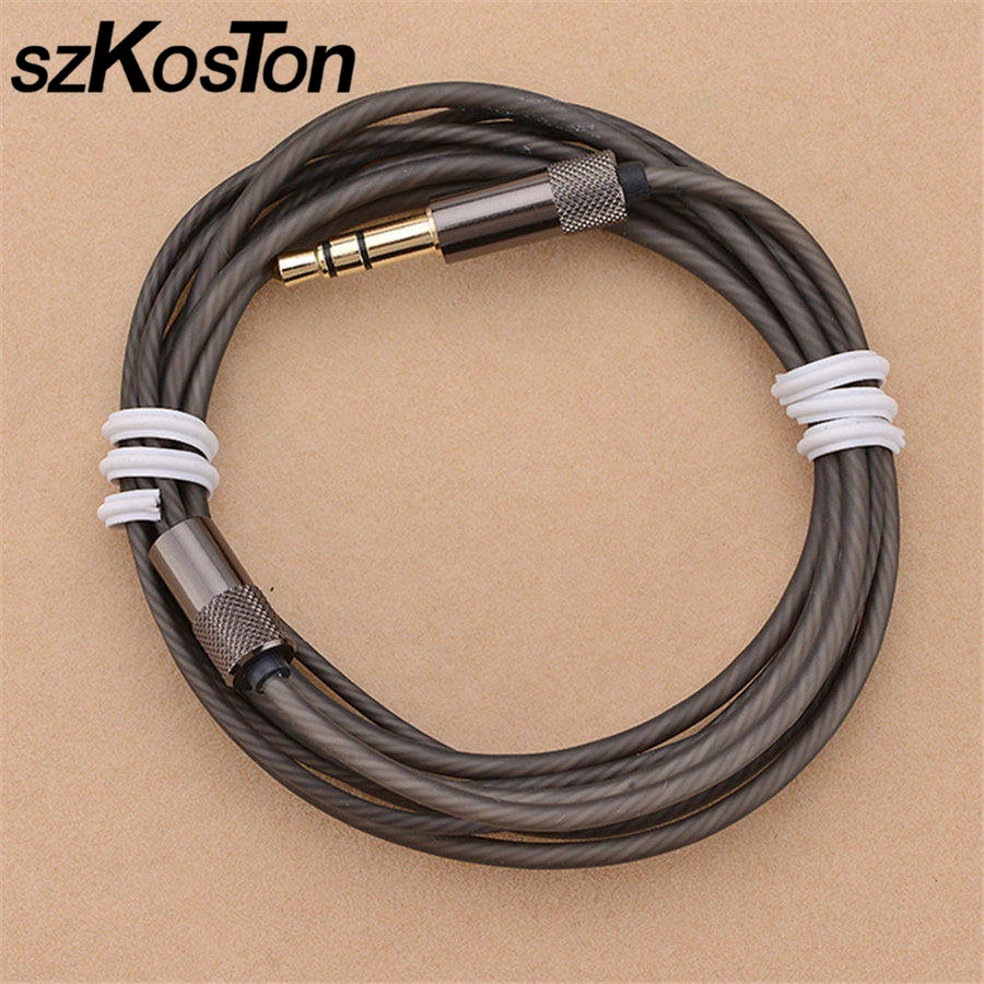 Cable de Audio para auriculares DIY, Cable de repuesto para auriculares Xiaomi de 3,5mm, Cable de reparación de auriculares de cobre y cristal único