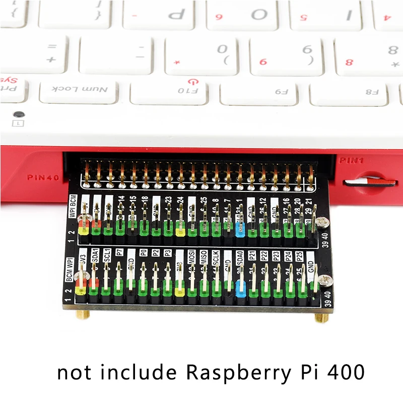 Placa de expansión para Raspberry Pi 400, cabezal GPIO de 2x40 Pines, para Raspberry Pi 400 - imagen 2