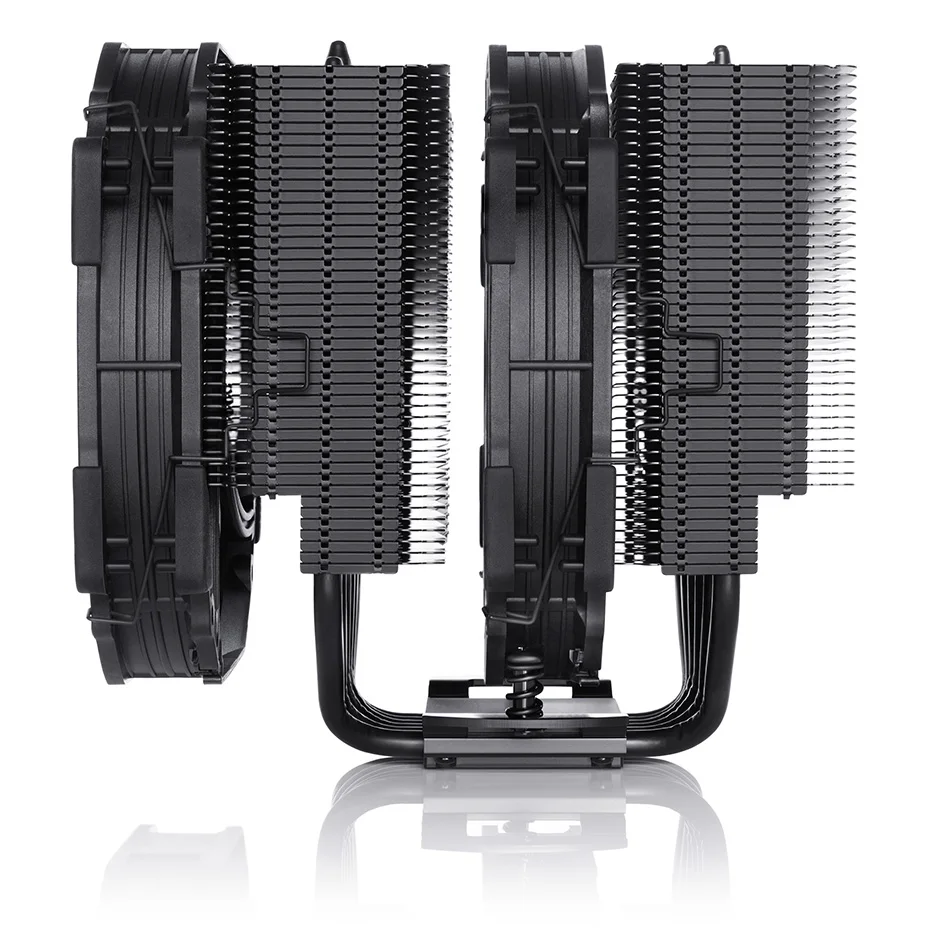 Noctua NH-D15 Chromax negro 6 Heatpipe CPU Cooler doble torre 140mm PWM ventilador de refrigeración silencioso para Intel LGA1700 115x2011 2066 AM4 - imagen 3