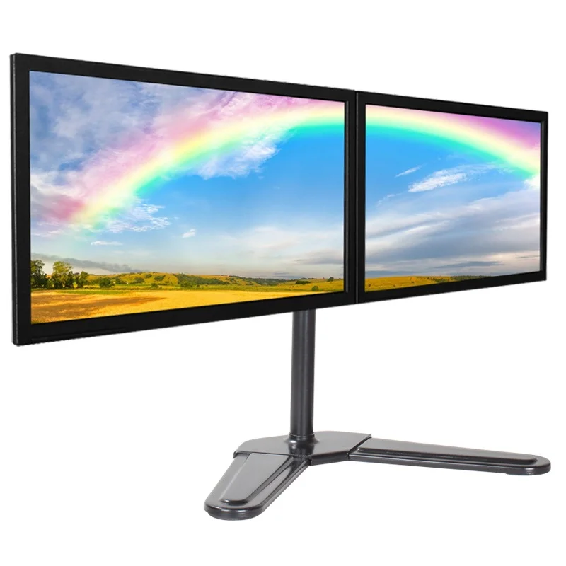 Soporte para Monitor Dual de 360 grados, sujeción de escritorio de 10 "-32", movimiento completo, Soporte para Monitor LCD LED, Soporte para Mesa, Soporte para brazo de PC, Soporte DZ08 - imagen 5