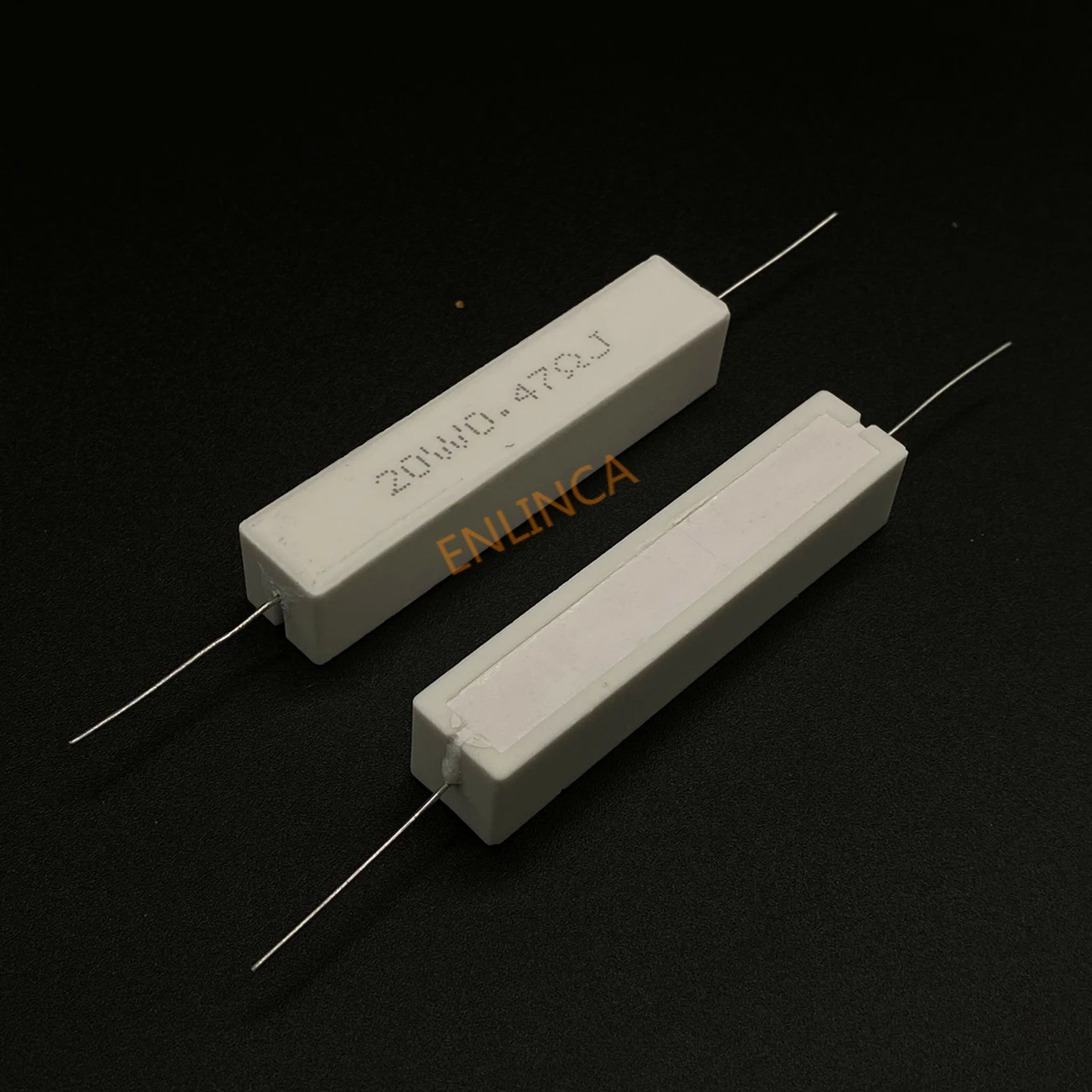 Resistencia de cemento 5% de 20W, 2 piezas, resistencia de potencia 0,1 ~ 10K 0.1R 0.5R 10R 50R 0,22 0,33 0,5 1 2 5 8 10 20 22 30 50 100 1K 1,5 K 2K Ohm