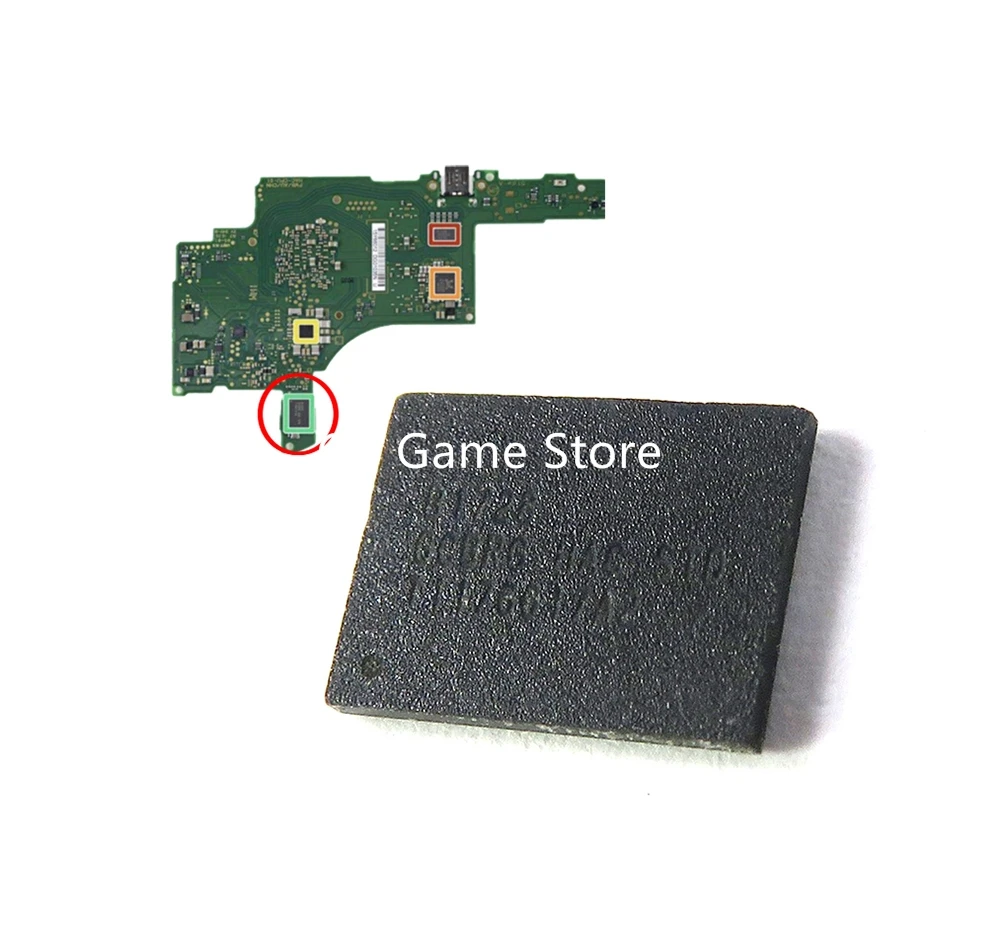 1 unidad para Nintendo Switch NS Control de guía de interruptor IC piezas de reparación guía Control placa base IC Chip - imagen 2