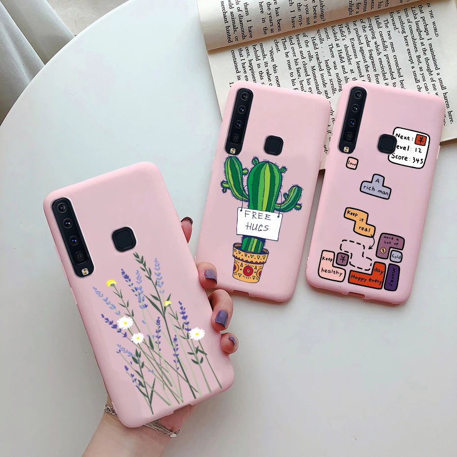 Para Fundas Samsung A9 2018 funda de silicona de 6,3 "funda trasera suave de teléfono caramelo para Samsung Galaxy A9 2018 9 A A9 A9S A920 - imagen 2