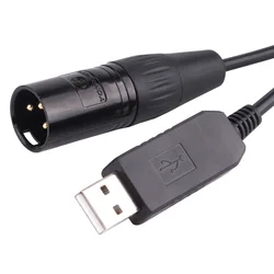 Conversor USB XLR DMX RS485 – Audio e Iluminación Profesional