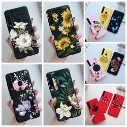 Samsung Galaxy A9 2018 Funda Silicona Flores – Trasera Antigolpes