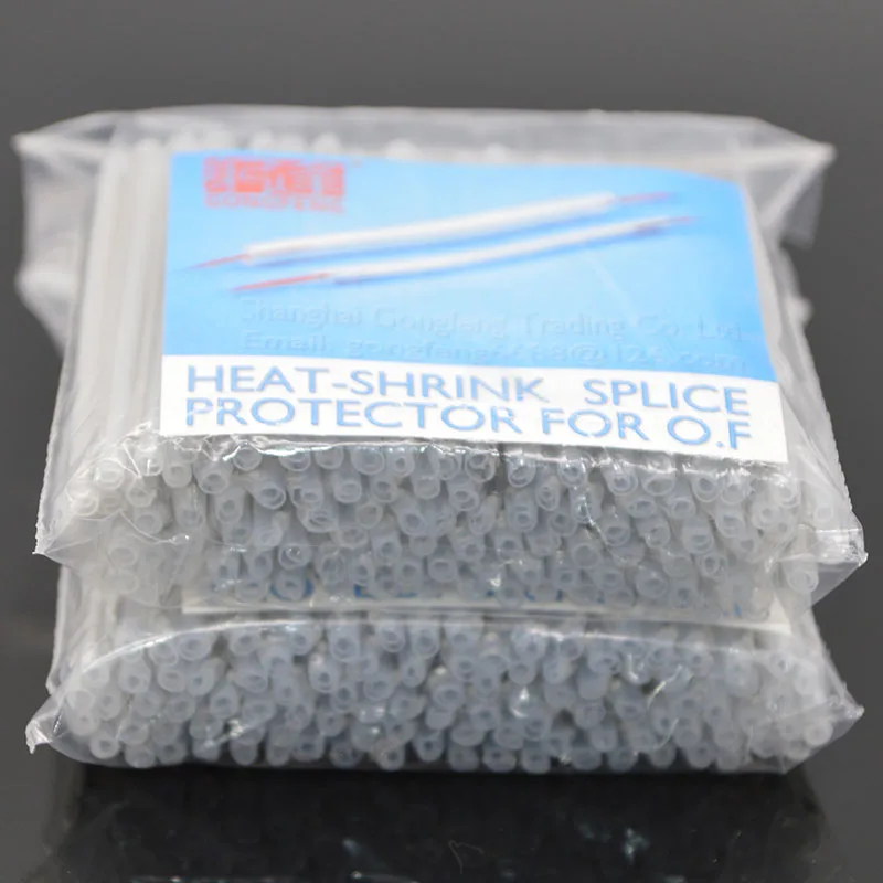2000 Uds nuevo conector 60MM tubo termorretráctil de fibra óptica tubo Protector de tubo de fusión en caliente especial al por mayor a Rusia - imagen 3