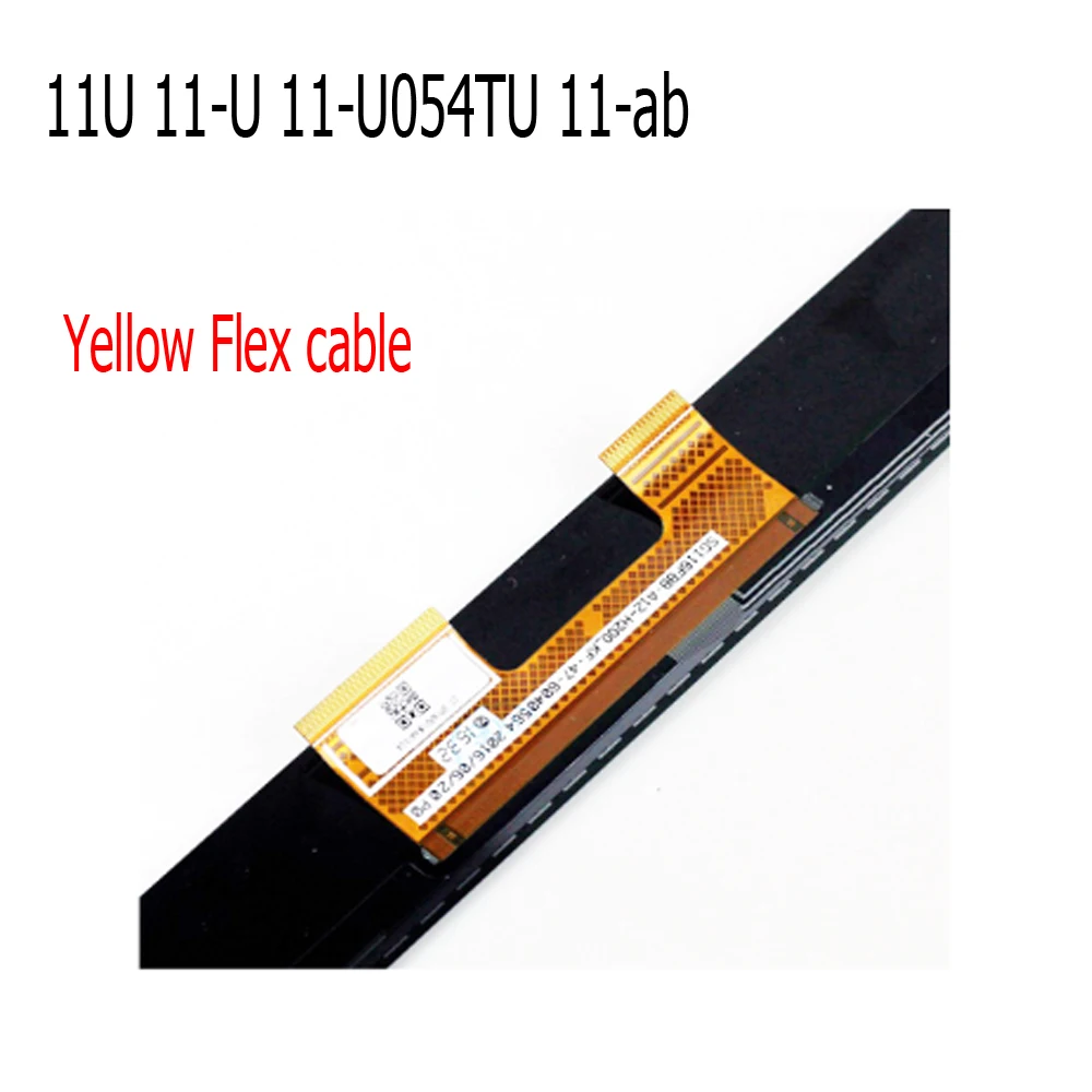 11,6 "táctil para HP Pavilion X360 11U 11-U LCD 11-U054TU 11-ab Digitalizador de pantalla táctil para HP 11U Touch LCD Cable flexible amarillo - imagen 3