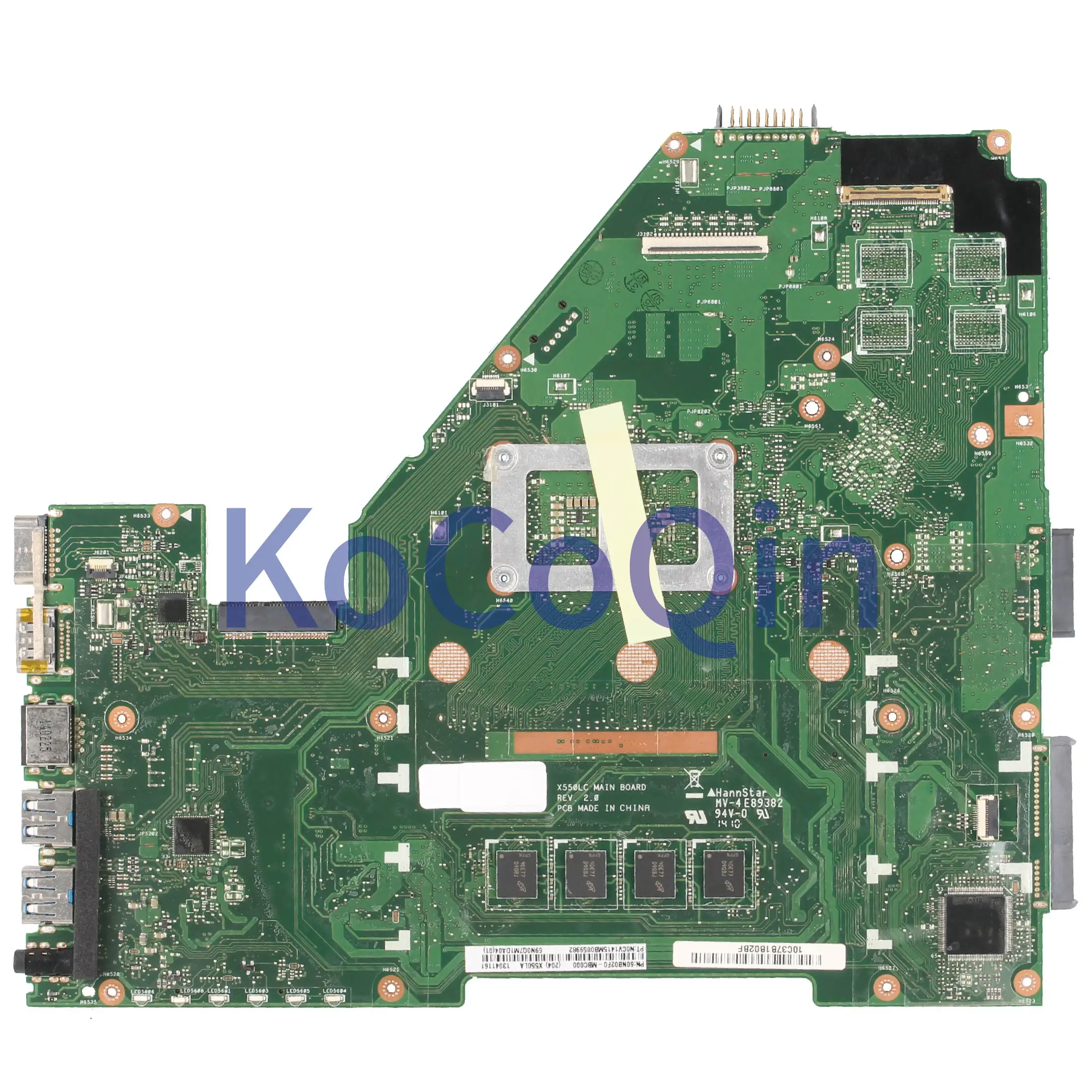 KoCoQin-placa base para portátil ASUS X550LC, placa madre REV: 2,0 I3-4010U SR16Q - imagen 2