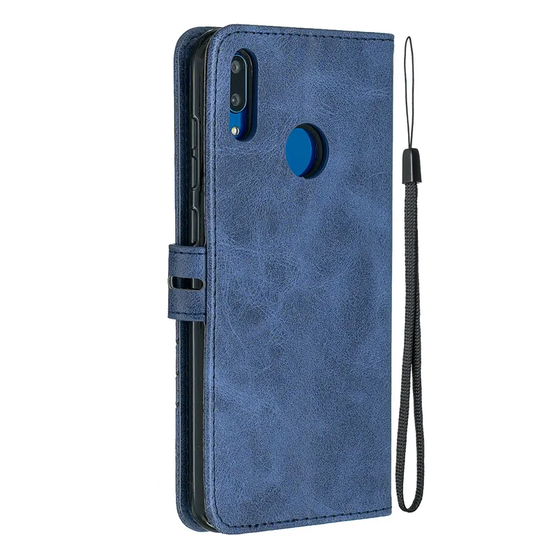 Funda de cuero con tapa para Huawei Y7 2019, carcasa de lujo con billetera magnética para teléfono, Y7 2019 Y 7 Y7 Prime 2019 - imagen 3