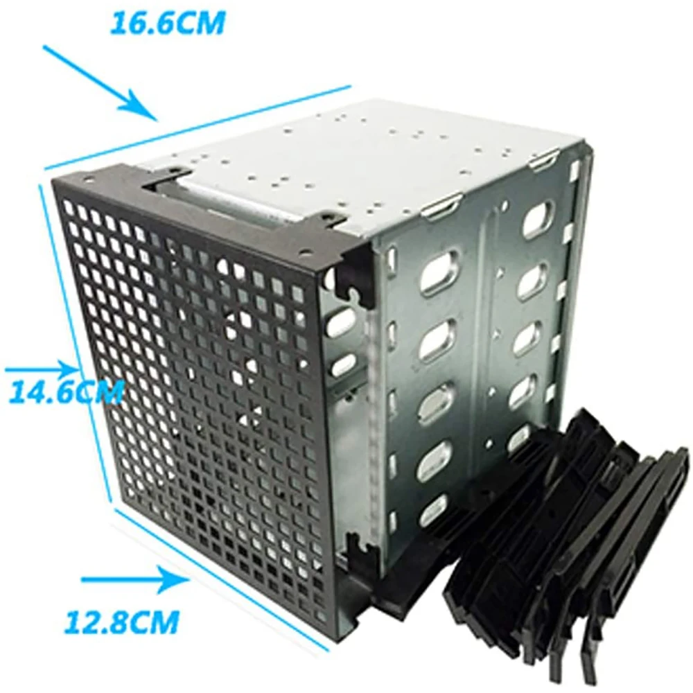 Cajón SATA/SAS 5,25\" para discos 3,5\" con ventilador – Caddy adaptador - imagen 5