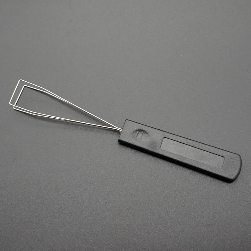 Herramienta de extracción de tapa de teclado de alambre de acero, extractor de teclas de teclado mecánico, rojo, blanco y negro con mango de plástico, ayuda a limpiar el polvo - imagen 4