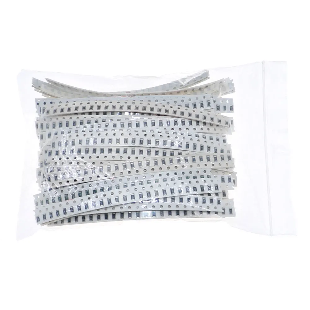 2000 Uds 80 5% de valor de 0805 SMD Resistor Kit surtido conjunto de 10 ohm,-910k ohm Chip de resistencia fija Kit de Muestra de bolsa de muestra - imagen 4