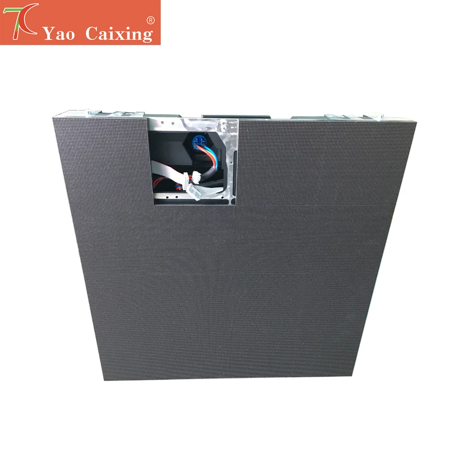 P2 interior 512x512mm matriz de puntos 256*256 píxeles gabinete de aluminio de alta resolución pantalla de visualización pared de vídeo - imagen 3