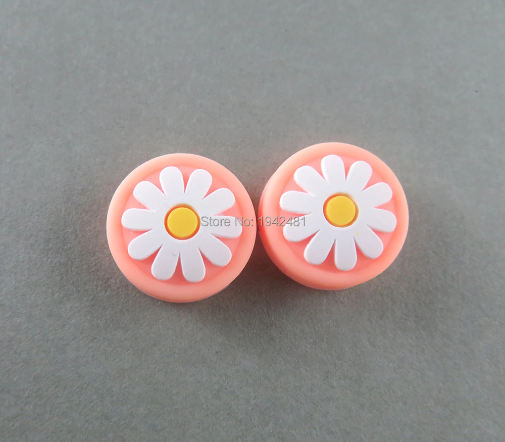 6 uds para Nintendo Switch Lite Joy Con flor crisantemo oso cruce Joystick funda con agarre para pulgar tapas de palo analógico - imagen 4
