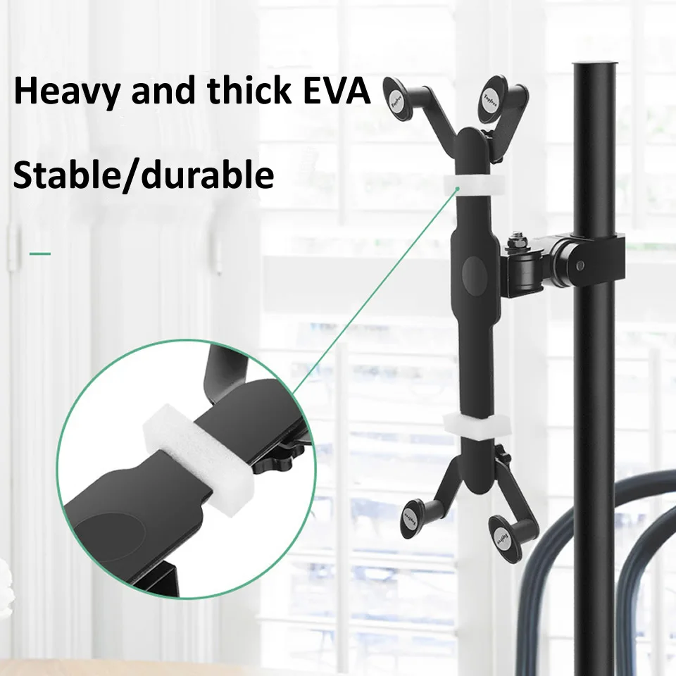 Soporte pared tableta aluminio 360° universal iPhone iPad Xiaomi Mipad - imagen 3