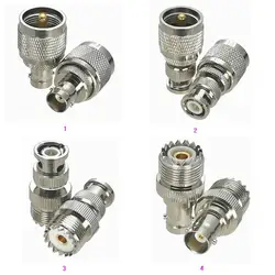 Adaptador Coaxial BNC a PL259 SO239 - Conector Macho Hembra Latón