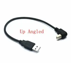 Cable USB Impresora 90 Grados 50cm – 2.0 Angular