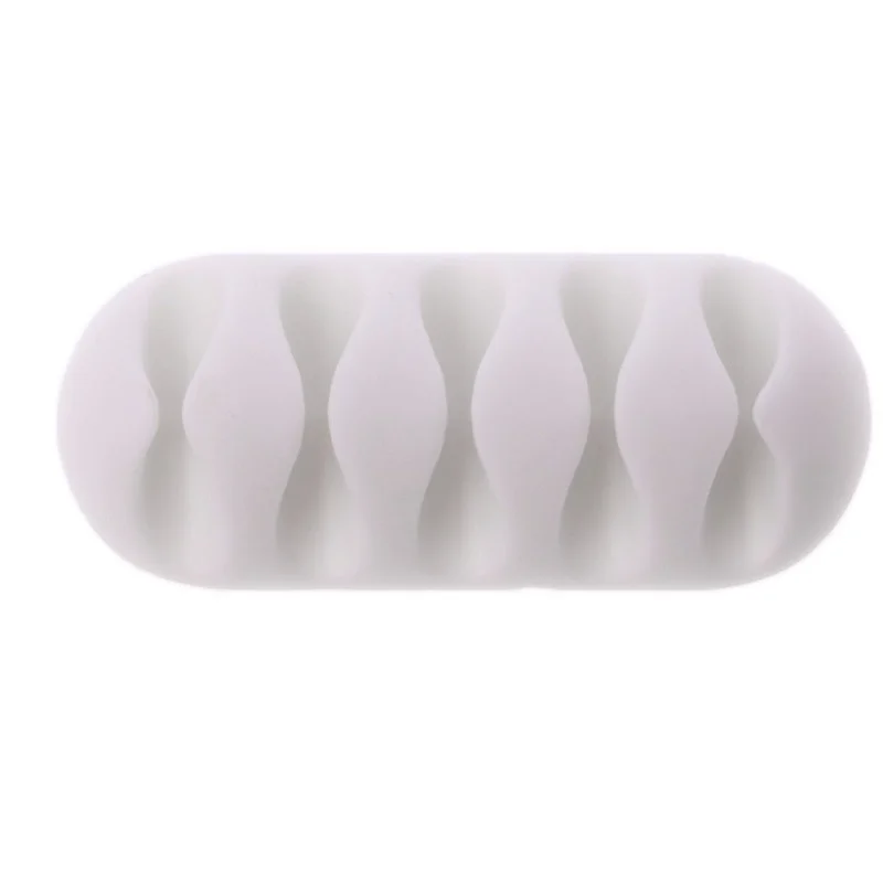 Dispositivo de arreglo de línea de recepción de línea de carga de teléfono móvil, dispositivo de arreglo de línea de cinco orificios de Gel de sílice para vehículo, pequeño regalo - imagen 5