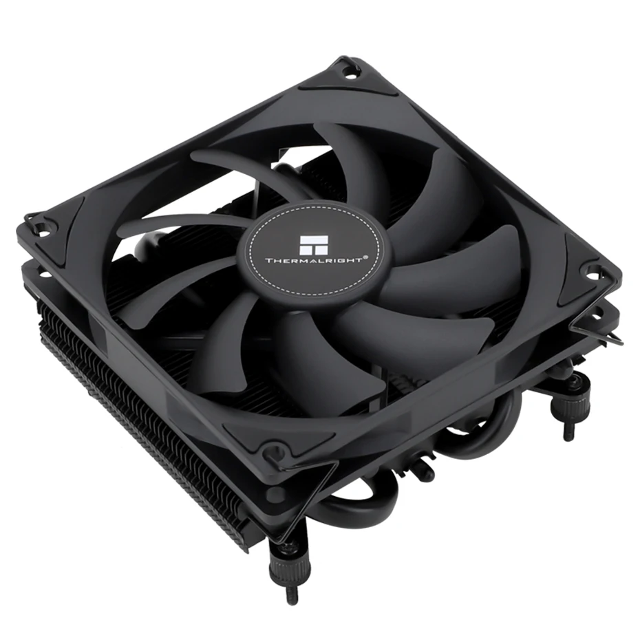 Thermalright AXP90-X36 negro 4 enfriador de presión de bajada de tubo de calor caja de 36mm de altura refrigeración de CPU con ventilador PWM de 92mm para 115x1200 AM4 - imagen 3