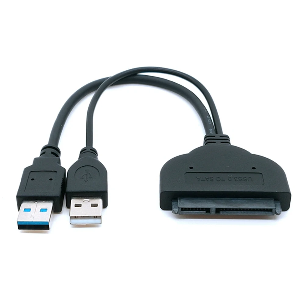 Cable adaptador USB 3,0 a SATA de 22 pines para convertidor de disco duro de alimentación externa HDD de 2,5/3,5 pulgadas - imagen 2