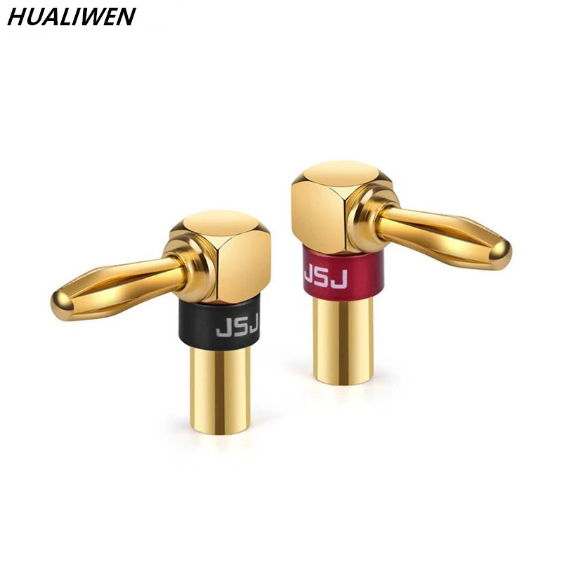 2 uds. Altavoz banana head línea de altavoz KTV cable de audio conector de cobre