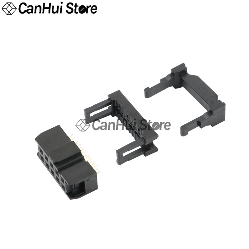 Conector JTAG ISP de doble fila, conector hembra 2x5PIN 10PIN 10P para DC3 IDC BOX, 10 piezas, FC-10p, 2,54 MM - imagen 4