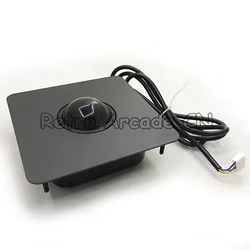 Trackball Arcade de metal con tornillos y placa de sujeción