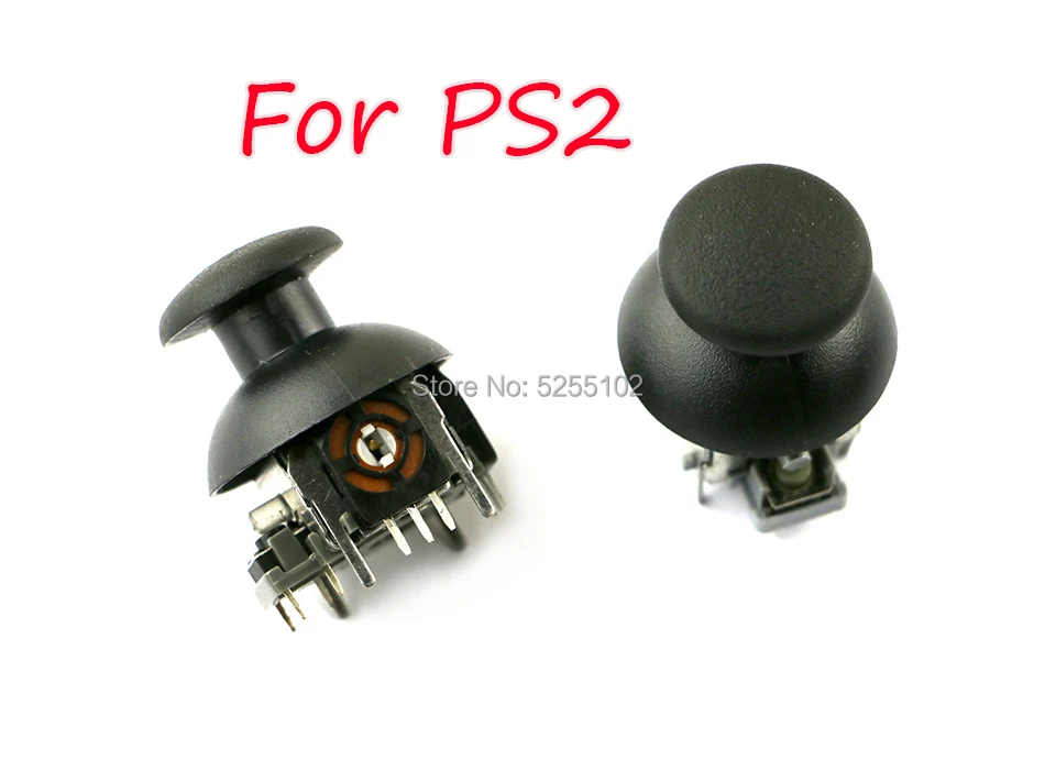 1 Uds. Para controlador XBOX 360 para controlador PS2 Joystick analógico 3D reemplazo de metal tapa de joystick 3D palanca de pulgar analógica