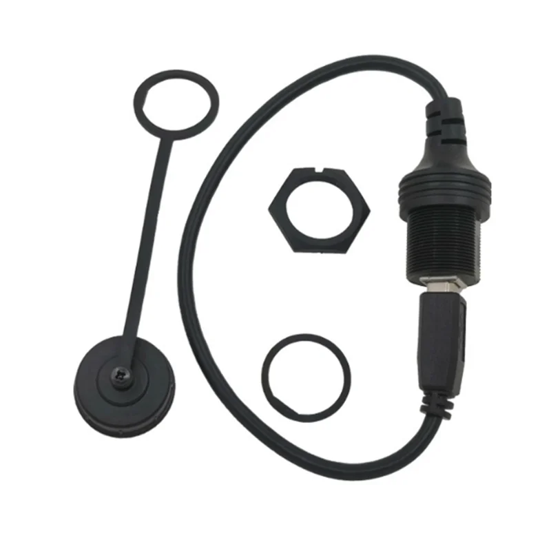 Cable impermeable USB 2,0 B IP67 impreso macho a hembra para instalación integrada en salpicaderos de automóviles, navios y motocicletas - imagen 5