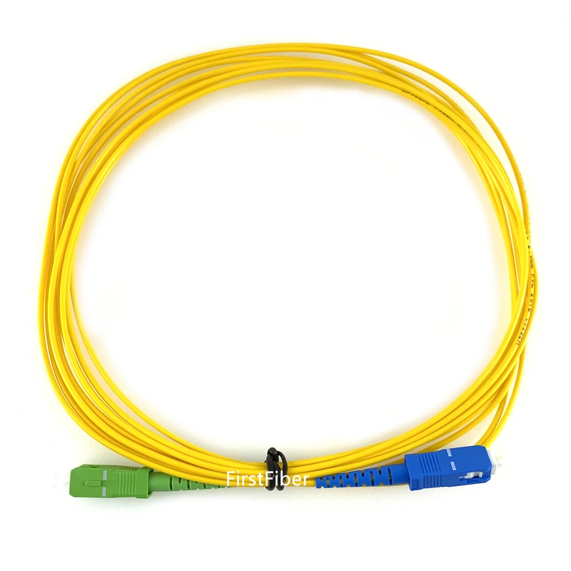 Cable de parche de fibra óptica SC APC/SC UPC, Cable de parche de fibra óptica, puente de modo único G657A, 1m, 2m, 3m - imagen 3
