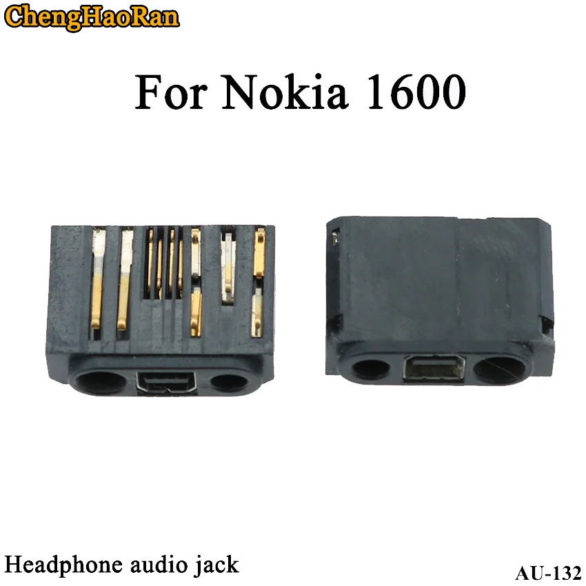 ChengHaoRan-Interfaz de auriculares para Nokia 1600, salida de Audio, Conector de Audio, Cable flexible, pieza de repuesto de alta calidad, 2 uds.