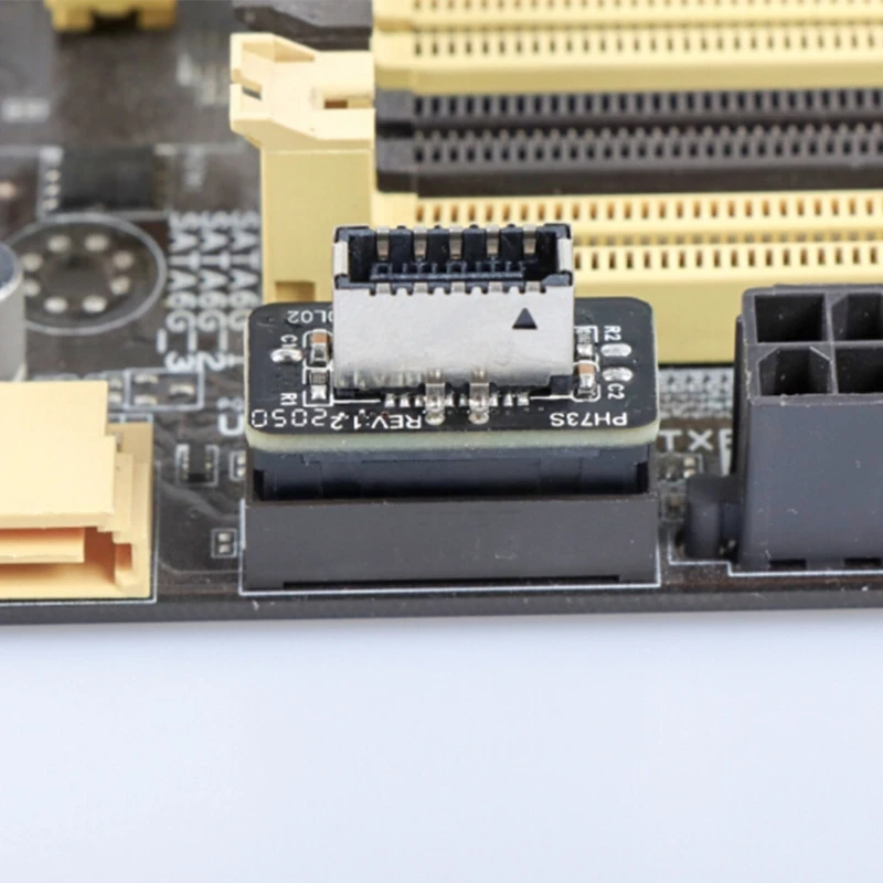 Placa base USB 3,0, adaptador de TYPE-E, USB 3,1, a-key, Panel frontal de 20 pines, cabezal hembra - imagen 5