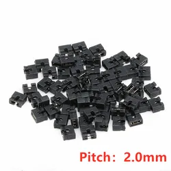 Tapa Cortocircuito Header PCB 2mm – Negro