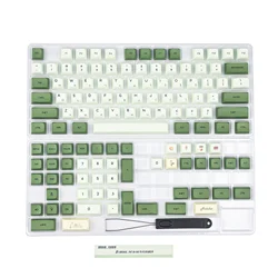 Teclas PBT ZDA Dye-Sub XDA Matcha para teclados mecánicos