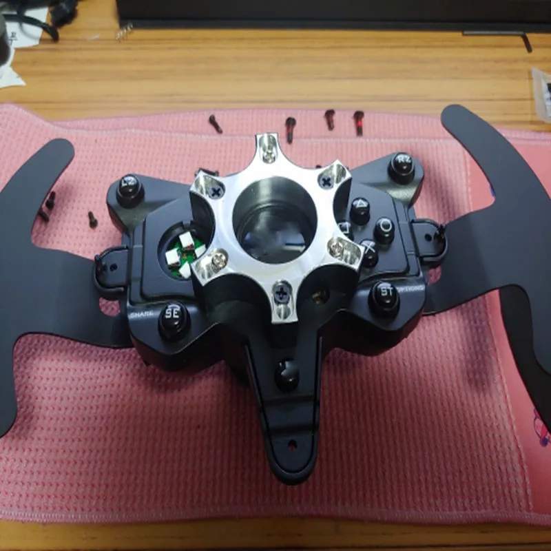 Espaciadores de rueda de aleación de aluminio, anillo adaptador de placa para Thrustmaster T300RS, actualización de volante, 70mm - imagen 3