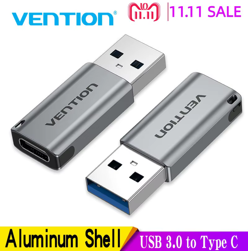 Vention Adaptador USB 3.0 a Tipo C – Compatibilidad Universal Amplia - imagen 2