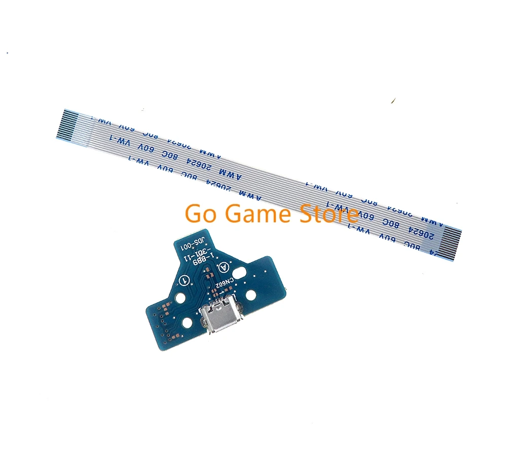 1 Juego para controlador PS4, placa de circuito de enchufe de puerto de carga para conector JDS de 12 pines 011 030 040 055 de 14 pines 001 - imagen 2