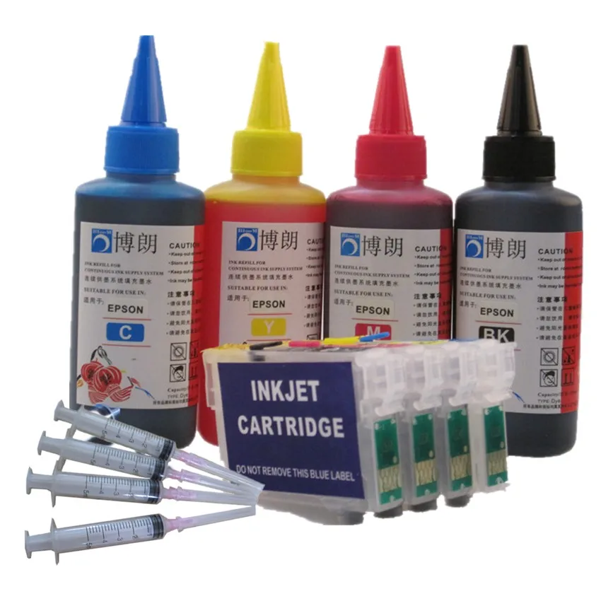 Kit de recarga de tinta para epson 502xl 502, cartucho de tinta con chip arc para epson Expression XP-5100/XP-5105 WorkForce WF-2860DWF/WF-2865DWF - imagen 2